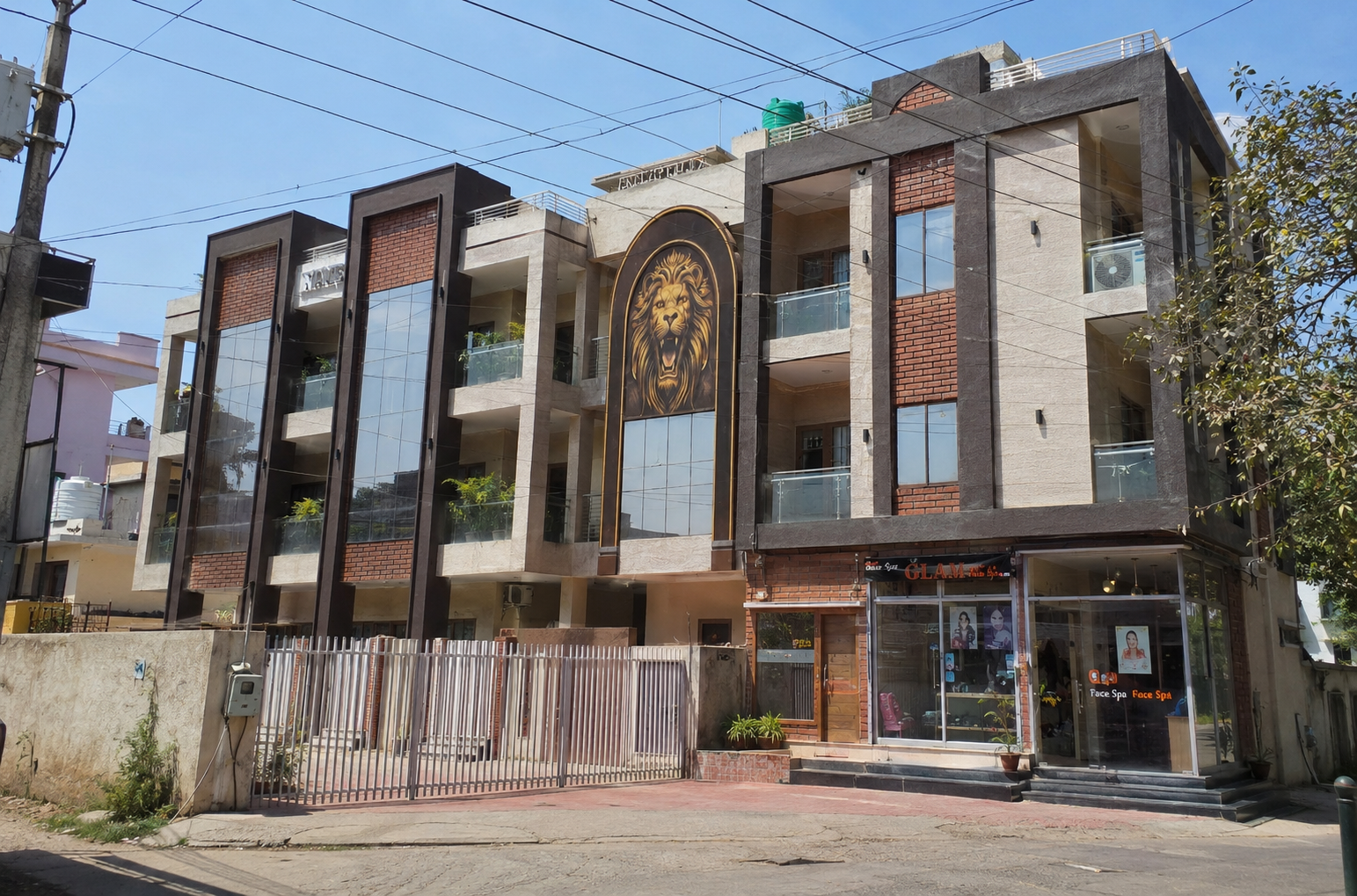 Modern Residential Elevation 050