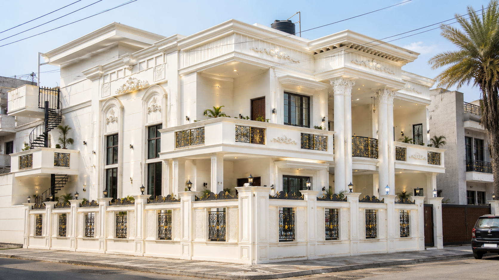 Contemporary Villa Facade 052