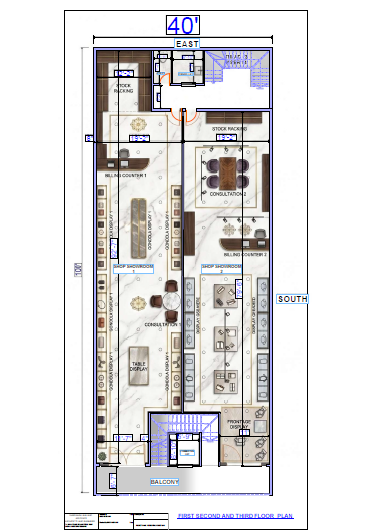 First Second Third Floor Plan