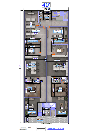 Fourth Floor Blueprint