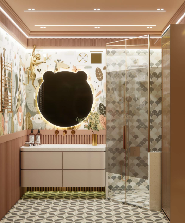 Jagvi Washroom Interior View Angle 1