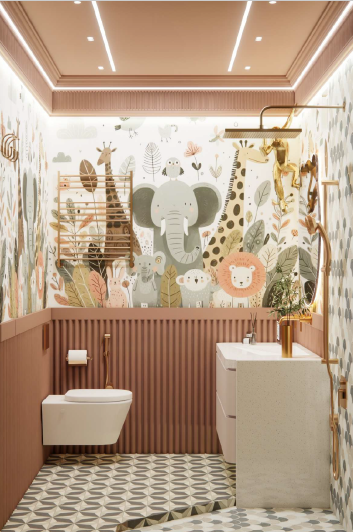 Jagvi Washroom Interior View Angle 3