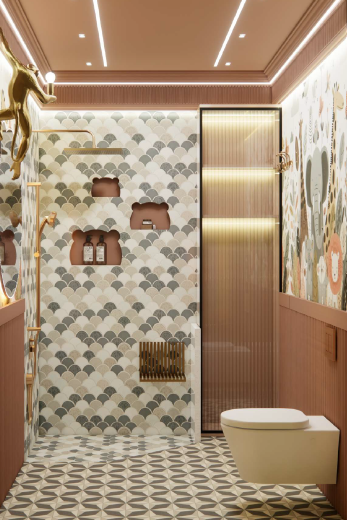 Jagvi Washroom Interior View Angle 4