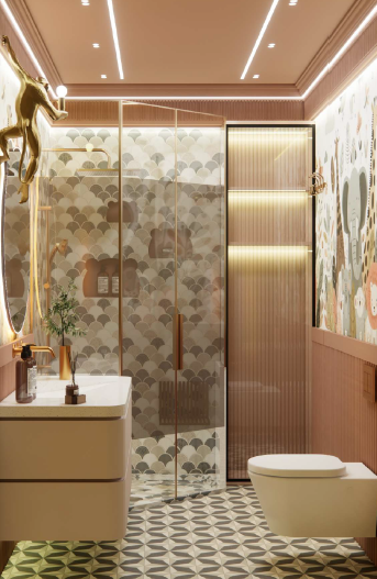 Jagvi Washroom Interior View Angle 5