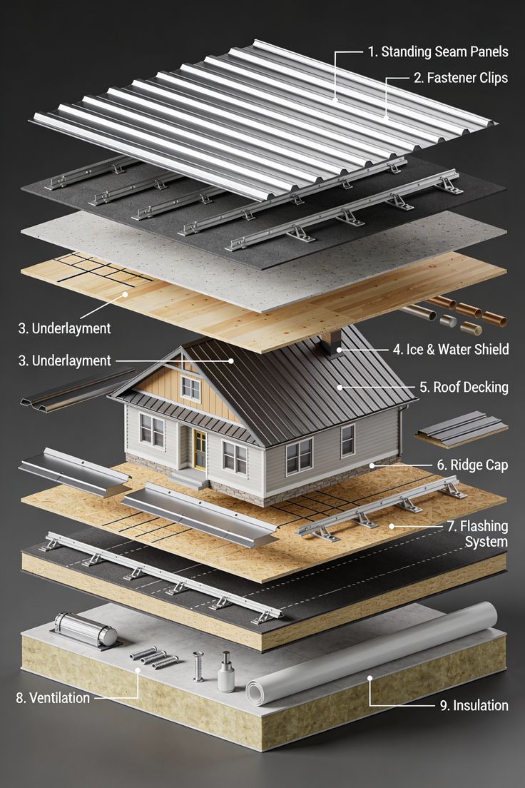 Steel Roof Design and Industrial Sheeting